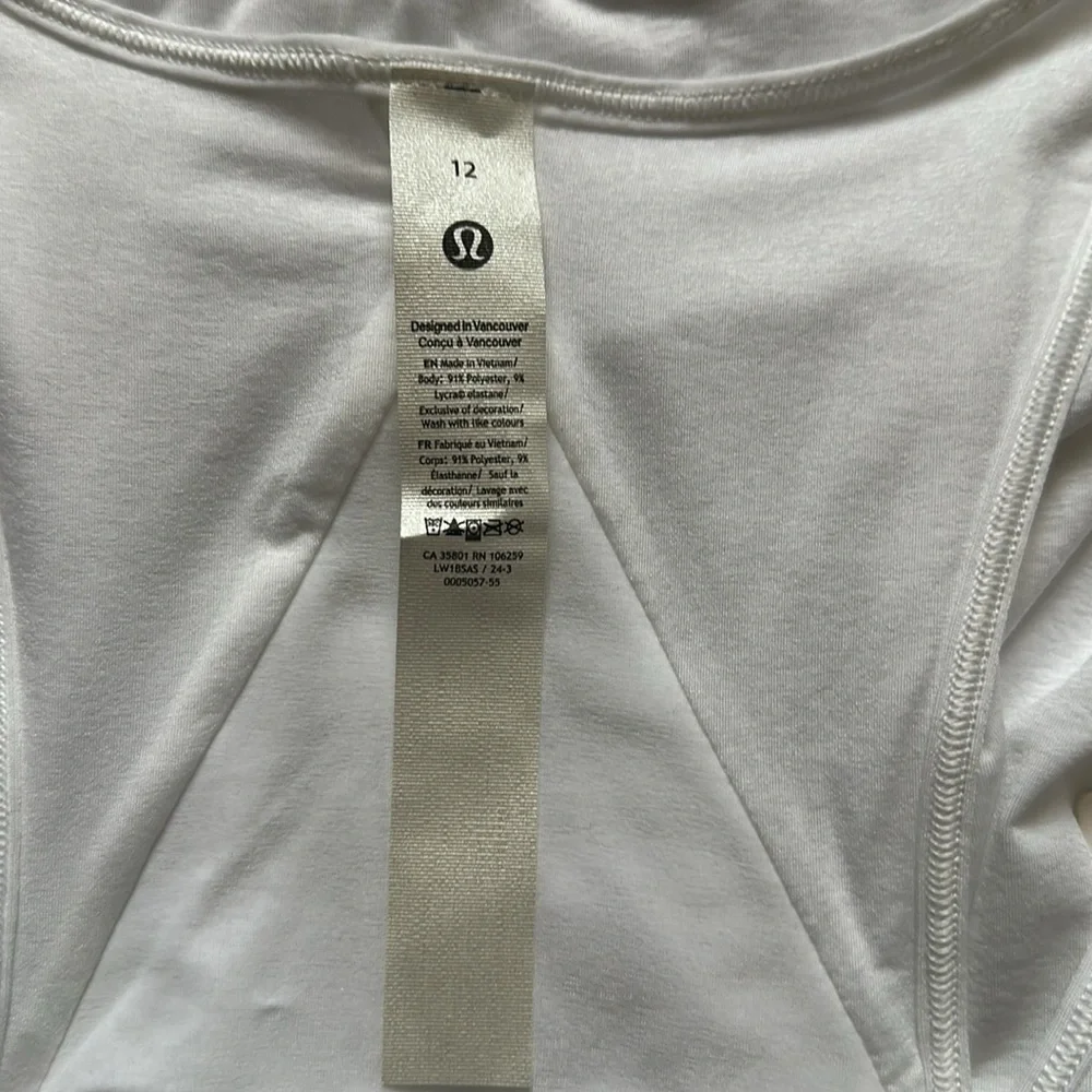 Lululemon Essential Tank Pleated Size 12 - Picture 6 of 9